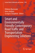 Cover: Smart and Environmentally Friendly Contemporary Road Traffic and Transportation Engineering Solutions - Springer