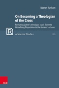 Cover: On Becoming a Theologian of the Cross - Vandenhoeck & Ruprecht