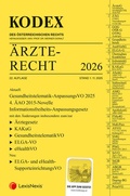 Cover: KODEX &Auml;rzterecht 2026 - inkl. App - LexisNexis Verlag ARD ORAC GmbH