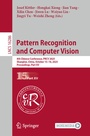 Cover: Pattern Recognition and Computer Vision - Springer
