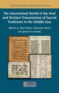Cover: The Intertwined World of the Oral and Written Transmission of Sacred Traditions in the Middle East - Open Book Publishers