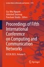 Cover: Proceedings of Fifth International Conference on Computing and Communication Networks - Springer