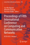 Cover: Proceedings of Fifth International Conference on Computing and Communication Networks - Springer