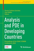 Cover: Analysis and PDE in Developing Countries - Birkh&auml;user