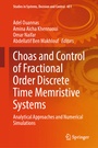 Cover: Choas and Control of Fractional Order Discrete Time Memristive Systems - Springer