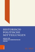 Cover: Historisch-Politische Mitteilungen - B&ouml;hlau