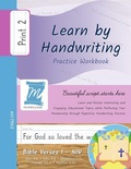 Cover: Handwriting Practice Workbook - Bible Verses 1 - NIV - Print, Level 2 - Memorescribe