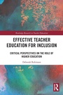 Cover: Effective Teacher Education for Inclusion - Routledge