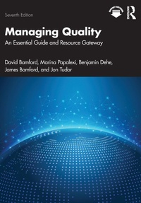 Enlarge image Cover: Managing Quality - Routledge