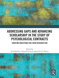 Enlarge image Cover: Addressing Gaps and Advancing Scholarship in the Study of Psychological Contracts - Routledge