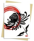 Cover: Sumi Flowers: Crysanthemum Greeting Card Pack - Flame Tree Publishing