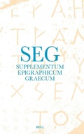 Cover: Supplementum Epigraphicum Graecum, Volume LXX (2020) - Brill