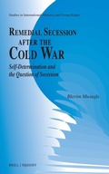 Cover: Remedial Secession After the Cold War - Martinus Nijhoff