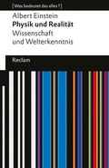 Bild: Physik und Realit&auml;t. Wissenschaft und Welterkenntnis - Reclam