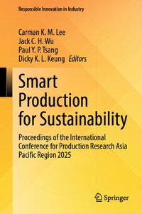 Enlarge image Cover: Smart Production for Sustainability - Springer