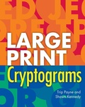Cover: Large Print Cryptograms - Puzzlewright Press