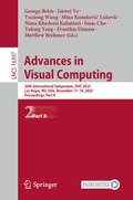 Cover: Advances in Visual Computing - Springer