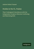 Cover: Studies in the CL. Psalms - Antigonos Verlag