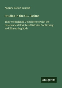 Enlarge image Cover: Studies in the CL. Psalms - Antigonos Verlag