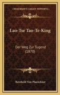 Cover: Lao-Tse Tao-Te-King - Kessinger Publishing