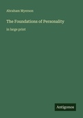 Cover: The Foundations of Personality - Antigonos Verlag