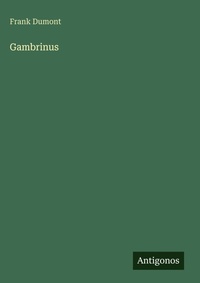 Enlarge image Cover: Gambrinus - Antigonos Verlag