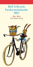 Cover: Wolf Erlbruchs Postkartenkalender 2027 - Peter Hammer Verlag