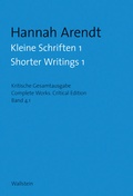 Cover: Kleine Schriften I / Shorter Writings I - Wallstein