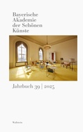 Cover: Bayerische Akademie der Sch&ouml;nen K&uuml;nste Jahrbuch - Wallstein