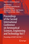 Cover: Proceedings of the Second International Conference on Aeronautical Sciences, Engineering and Technology Vol:1 - Springer
