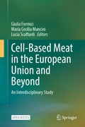 Cover: Cell-Based Meat in the European Union and Beyond - Springer