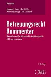 Abbildung von: Betreuungsrecht Kommentar - Gieseking