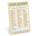Cover: Ugh, Sorry Knock Knock Pad - Knock Knock