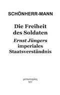 Cover: Die Freiheit des Soldaten - BoD - Books on Demand