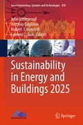 Cover: Sustainability in Energy and Buildings 2025 - Springer