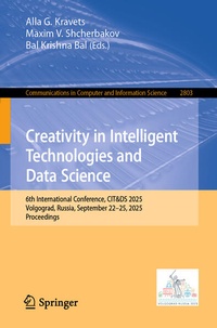Enlarge image Cover: Creativity in Intelligent Technologies and Data Science - Springer