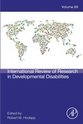 Cover: International Review Research in Developmental Disabilities - Elsevier
