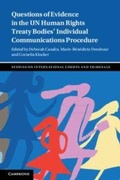 Cover: Questions of Evidence in the UN Human Rights Treaty Bodies' Individual Communications Procedure - Cambridge University Press