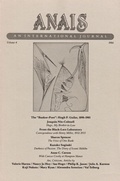 Cover: ANAIS: An International Journal, Vol. 4 - Sky Blue Press LLC