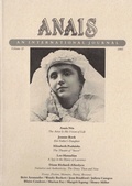 Cover: ANAIS: An International Journal, Vol. 13 - Sky Blue Press LLC