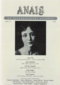 Cover: ANAIS: An International Journal, Vol. 16 - Sky Blue Press LLC