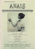 Cover: ANAIS: An International Journal, Vol. 15 - Sky Blue Press LLC