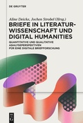 Cover: Briefe in Literaturwissenschaft und Digital Humanities - De Gruyter