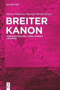 Enlarge image Cover: BreiterKanon - De Gruyter