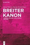 Cover: BreiterKanon - De Gruyter