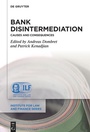 Cover: Bank Disintermediation: Causes and Consequences - De Gruyter