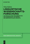Cover: Linguistische Wissenschaftsforschung - De Gruyter