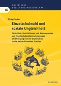 Cover: Einzelschulwahl und soziale Ungleichheit - Waxmann
