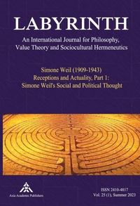Enlarge image Cover: Simone Weil (1909-1943) Receptions and Actuality, Part 1: Simone Weil's Social and Political Thought - Axia Academic Publishers