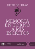 Cover: Memoria en torno a mis escritos - Ediciones Encuentro